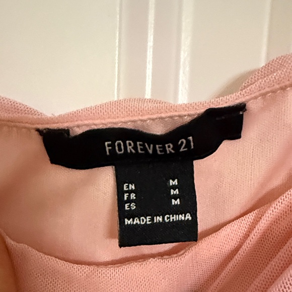 Forever 21 Pink Ruched Blouse - Picture 2 of 3